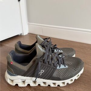 On Running Men's Cloudswift Olive Thorn Athletic Shoes
